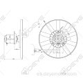 Motor del ventilador de refrigeración del radiador para REANULT R9 R11